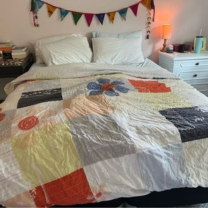 new urban outfitters patchwork duvet cover queen